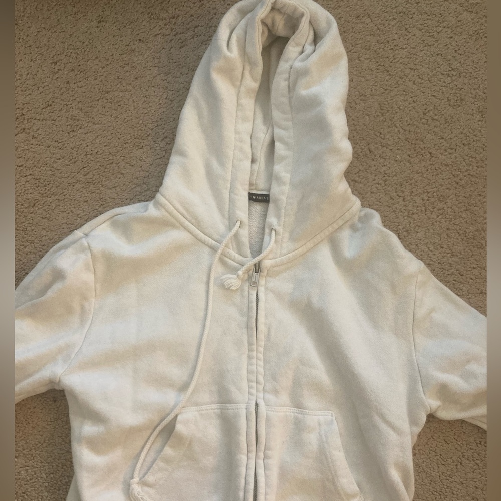 Brandy Mellville cropped zip up
